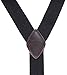 Jabeu Kids and Baby Cute Elastic Suspenders, Y Back Adjustable Solid Color with Metal Clip on Clasp