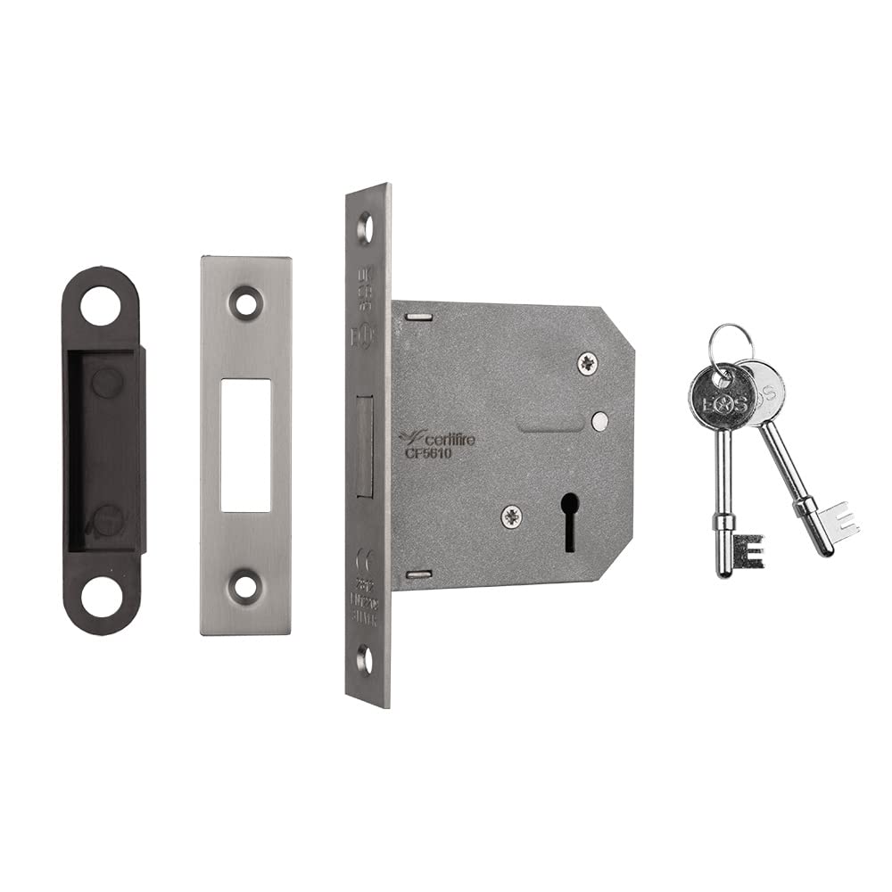 EASI-T 3 Lever Deadlock 76MM Residential (Satin)