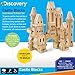 Discovery Kids 75-Piece Premium Piece Wooden Castle Building Blocks Set; Spark Your Child’s Imagination & Develop Essential Skills, Educational, Durable & Safe Construction Blocks, Great Gift