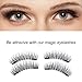 3D Magnetic Eyelashes Reusable False Eyelashes for Natural Look (1 Pair 4 Pieces), No Glue Required Fake Mink Lashes