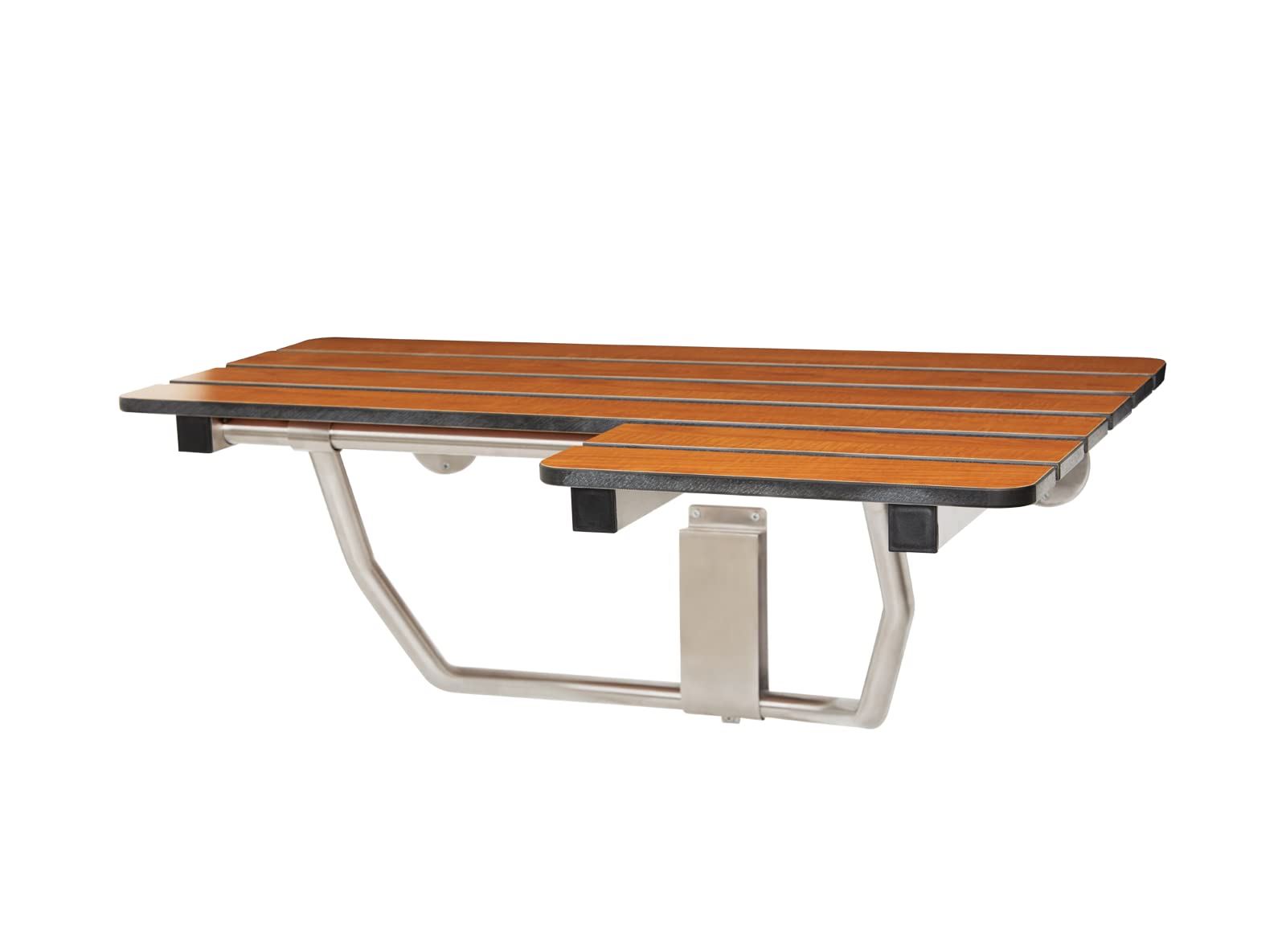 Photo 1 of Seachrome SSL-260225-PT 26-inch ADA Folding Shower Seat Left-Handed, Teak