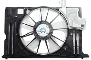 AUTO SHACK AutoShack Radiator Cooling Fan Assembly | Replacement for 2014-2019 Toyota Corolla | 1-PC