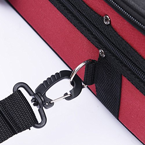 image for 4/4 Full Size Violin Case,FINO Professional Triangular Shape Violin Ha