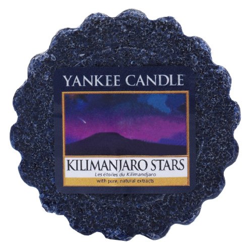 title=Yankee Candle Kilimanjaro Stars Tart da Fondere, Cera, Porpora, 5.9 x 5.7 x 1.7