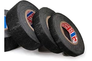 5 Size 15M Heat-Resistant Adhesive Cable Tape Wiring Harness Tape Looms Wiring Harness Cloth Fabric Flannel Tape Clever Treat