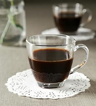 My Tea Cup Tea & Coffee Cup Set in (6 pcs set) 170ml Approx , Tea Cup Glass