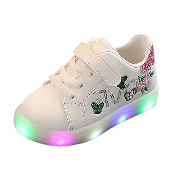 Amazon Co Jp Kaiweini 子供靴 スニーカー Ledライト ルミナス可愛い