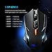 VicTsing Wireless Gaming Mouse with Unique Silent Click, Breathing Backlit, 2 Programmable Side Buttons, 2400 DPI, Ergonomic Grips, 7-Button Design- Blackthumb 4