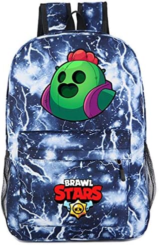 LKING Children's Backpack School Season Leisure Sports Cartoon Game Print Backpack