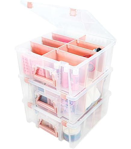 Amazon.com: ArtBin Super Satchel Double Deep Compartment Box with