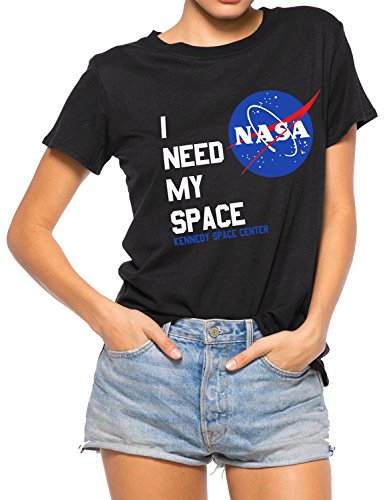 51dNs%2Br0jkL Nlife Women Fashion I Need My Space Shirt NASA Shirt Women NASA T Shirt Short Sleeve Tee
