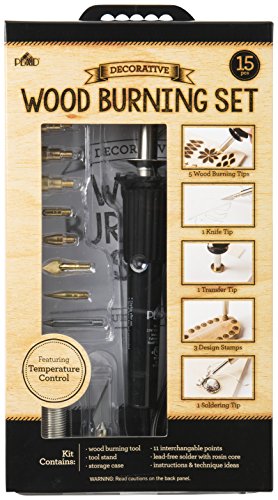 Plaid 15-Piece Wood Burning Set - Image 2