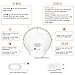 Wake Up Light Alarm Clock Lamp Alarm Clock Radio Sunrise Alarm Clock Fading Sunset with 7 Colors Sleep and Wake Up with PM Radio Light Alarm Clock Alarm Clock for Sleep Kids,Adults (White)