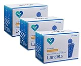 O'well Blood Glucose Lancets, 300 Count (30 Gauge)