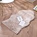 LEEVAN Fur Computer Chair Cover Faux Sheepskin Fur Rug Fluffy Chair Couch Cover Shaggy Throw White Fur are Rugs for Bedroom Sofa Living Room Floor Mat Carepet- 2 ft x 3 ft, Light Coffee