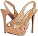 Jessica Simpson Women's Willey Heeled Sandal, Natural Multi, 8 Medium US