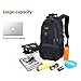 KAKA Backpack for Laptops 15.6 Inch Computer Bag Casual School Bookbag for Men and Women 35L Blue
