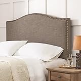 Better Homes and Gardens Grayson Linen Full/queen Headboard with Nailheads (Oatmeal)
