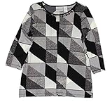 Alfred Dunner Wrap It Up Printed Knit Top