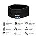 Bluetooth Headband Headphones for Women & Man, Pococina Wireless Music Earphone for Sleeping Running Yoga, Built in Mic (Black)