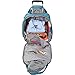 DELSEY PARIS Quilted Rolling Tote Bag Under-Seater with 2 Wheels, Teal, One Size