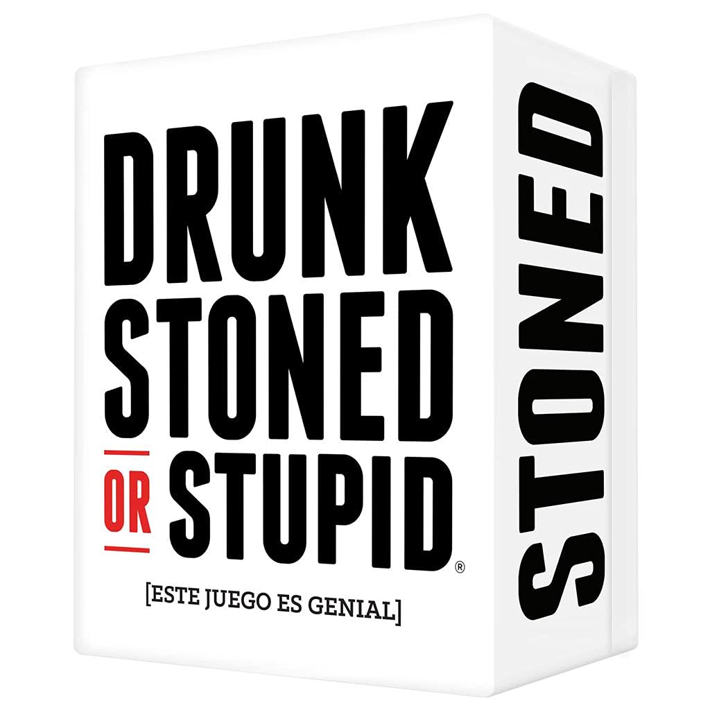 Asmodee Cojones Games | Drunk, Stoned or Stupid | Party Card Game with Friends | Ages 18 | From 4 Players | 30 Minutes per Game | English