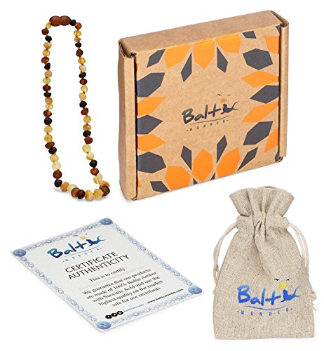 4 Baltic+Teething+Necklaces+Babies+Unisex