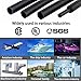 Purple-fox 3:1 Heat Shrink Tubing Adhesive-Lined Heat Shrinkable Tube Waterproof Insulation Sealing DIY (Dia 1/2” (12.7mm)) (Dia 1” (25.4mm))