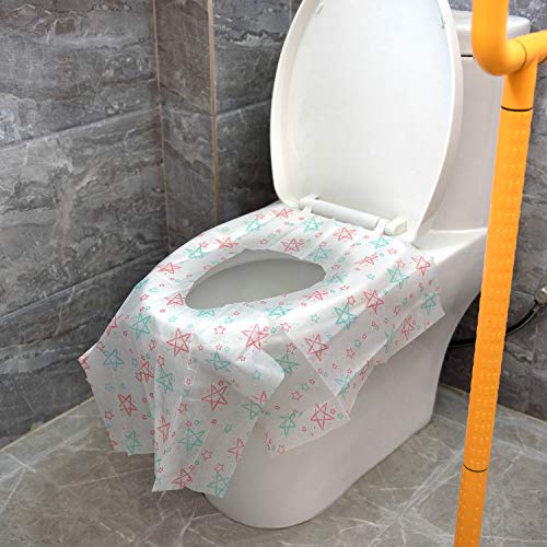 Disposable Toilet Seat Covers for Kids Adults,Waterproof Larger Potty Seat Covers for Toddler,Use During Travel,Potty Training(30 Pack)
