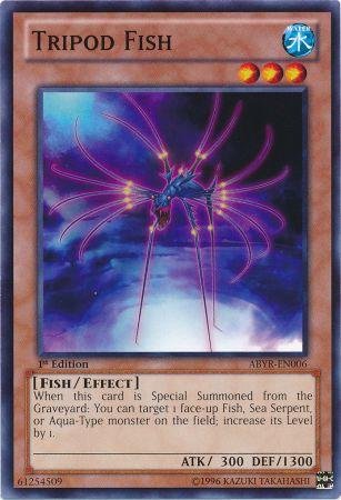 Yu-Gi-Oh! - Tripod Fish (ABYR-EN006) - Abyss Rising - 1st Edition - Common