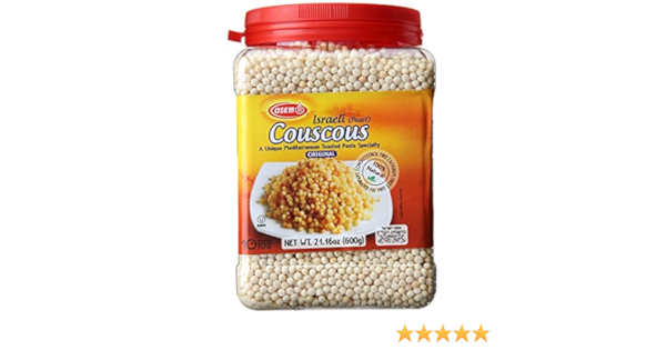 Amazon Com Osem Israeli Couscous Canister 21 16 Oz 077544276062 Grocery Gourmet Food