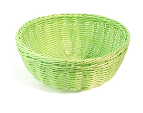 Colorbasket 31111-202 Bowl Food Basket, Water Resistant, Microwave Safe, BPA Free, Lime Green, Set of 3
