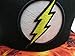 DC Comics The Flash Lightning Logo Sublimated Bill Snapback Baseball Cap Black
