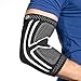 Run Forever Elbow Compression Sleeve - Support Brace for Tendonitis, Arthritis, Bursitis (Medium)
