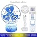 I Love You Gift 3D Night Light with 20 Color Changing Mode Touch & Remote Control Bedside Desk Table LED Lamp for Women Girls Unique Present for Valentine's Day Anniversary (UL Wall Adapter Included)