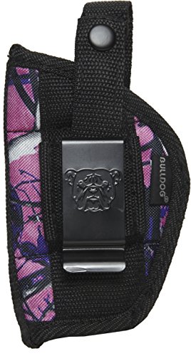 Bulldog Cases Extreme Muddy Girl Belt and Clip Ambi Holster Fits Small Frame Revolvers with 2-2 1/2-Inch Barrels (S&W J Frame), Camo/Black