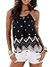 iChunhua Women's Print Sleeveless Spaghetti Strap Tank Tops Camisole Vest