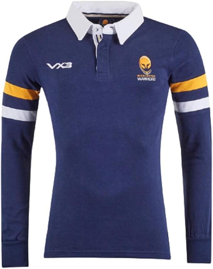 VX3 Men's Worcester Warriors Rugby Jersey Amazon.co.uk Clothing