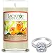 Jackpot Candles Georgia Peach Candle with Ring Inside (Surprise Jewelry Valued at $15 to $5,000) Ring Size 7