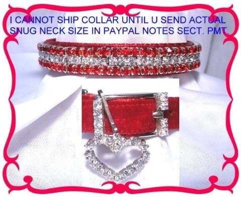 red velvet cat collar