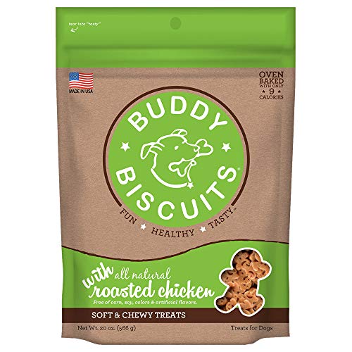Buddy Biscuits Soft & Chewy Healthy Dog Treats with Roasted Chicken - 20 oz.