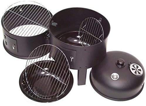 D&L 3in1 BBQ Holzkohlegrill Räuchertonne Räuchergrill Grilltonne Smoker 56512 Grill AWZ, Grillofen Räucherofen… – Bild 8