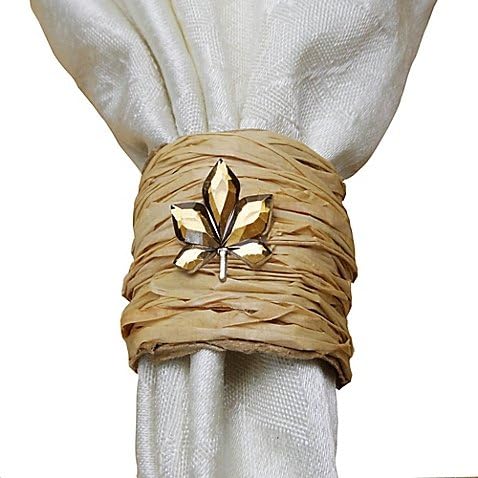 Autumn Wrapped Napkin Rings | Set of 4