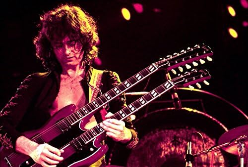 Blujway Led Zeppelin Jimmy Page 13 x 19 Photo Print