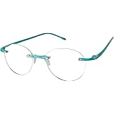 Scojo New York Gels Round Reading Glasses, Handmade Scratch Resistant Readers for Women and Men