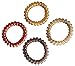 Elastic Round Hair Ties, Best for Ponytail Holders and Tie Up, Great Accessories Ring for All Types of Hairstyles (Spice)