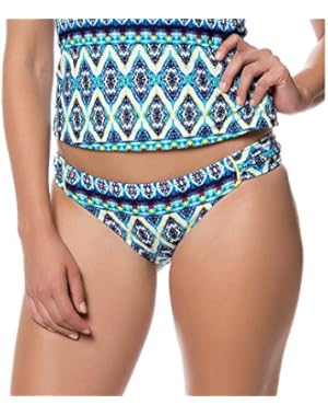 Jessica Simpson Side Shirred Printed Hipster Bottom