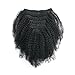 Lovrio Afro Kinkys Curly 9A Grade Brazilian Clip in Human Hair Extensions Double Weft 100% Unprocessed Virgin Hair for Black Women 7 Pieces 120g 18 Inch