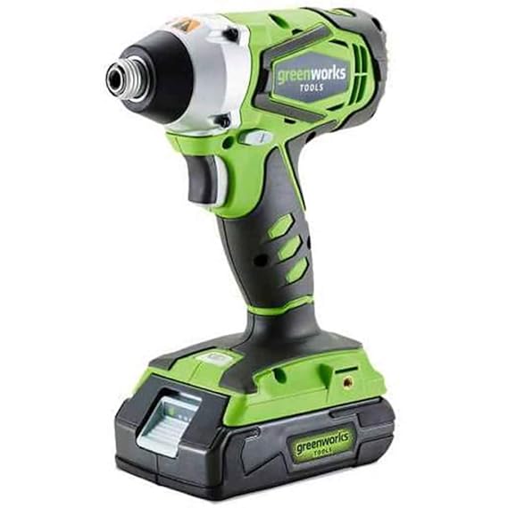 Greenworks Tools 3801207 boulonneuse kabellos, Li-Ion, ohne Akku oder Ladegerät, 24 V, grün
