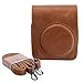 Sunmns Retro Vintage PU Leather Shoulder Case Bag Compatible with Fujifilm Instax Mini 70 Instant Film Camera, Brown